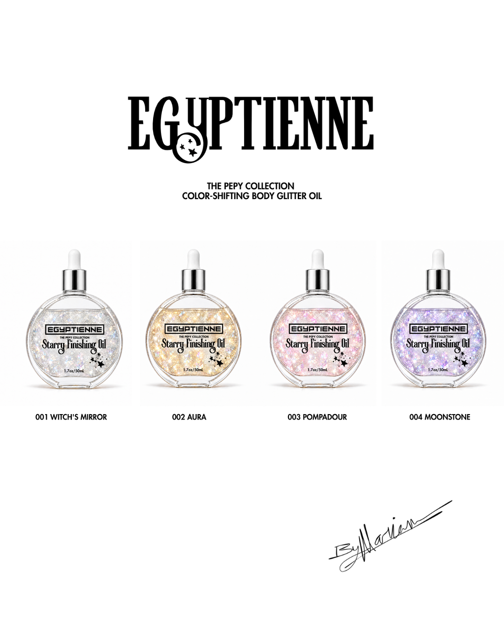 The EGYPTIENNE Pepy Collection Color Shifting Starry Finishing Oil