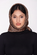 The MISHMISH Logo Print Silk Scarf | 100% Silk