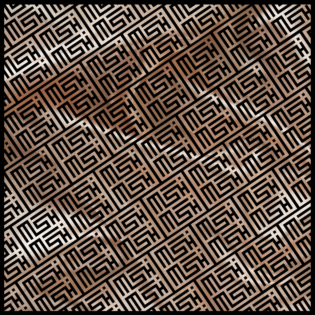 The MISHMISH Logo Print Silk Scarf | 100% Silk