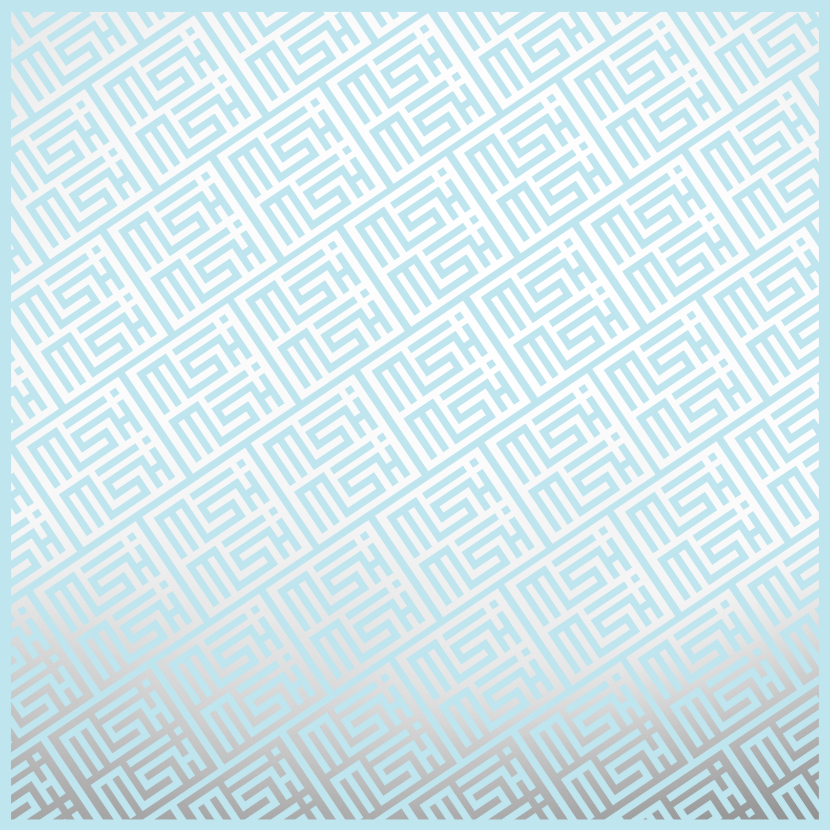 The MISHMISH Logo Print Silk Scarf | 100% Silk