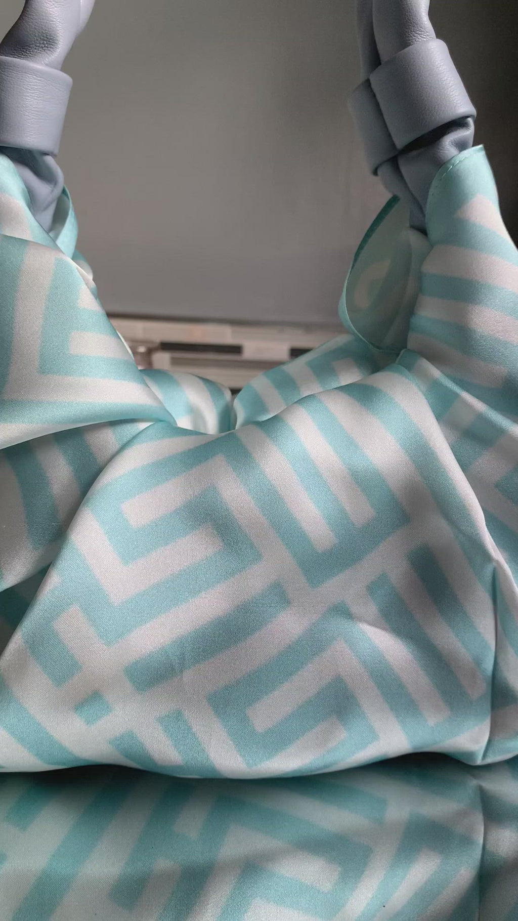 The MISHMISH Logo Print Silk Scarf | 100% Silk